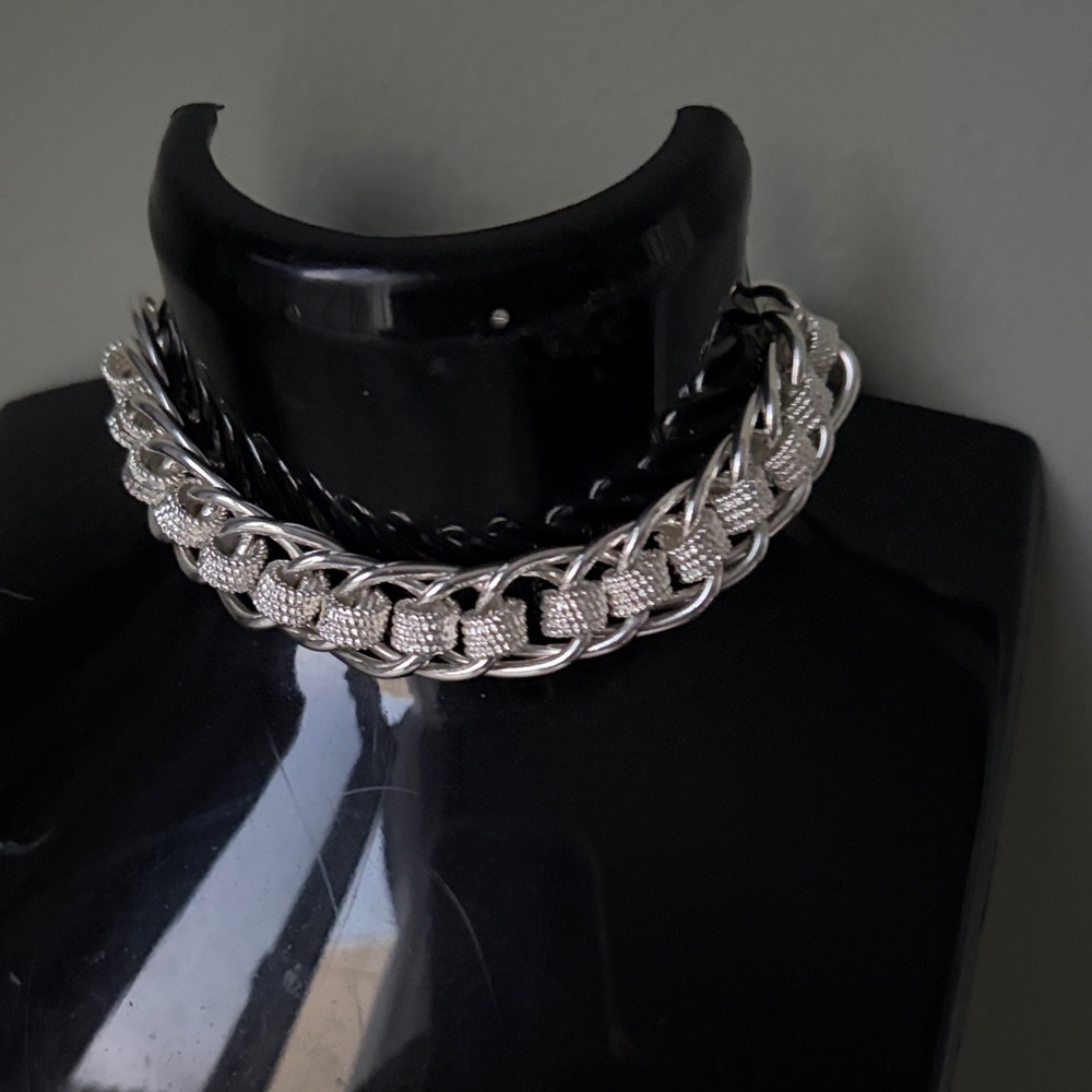 Chunky Silver ChainToggle Bracelet